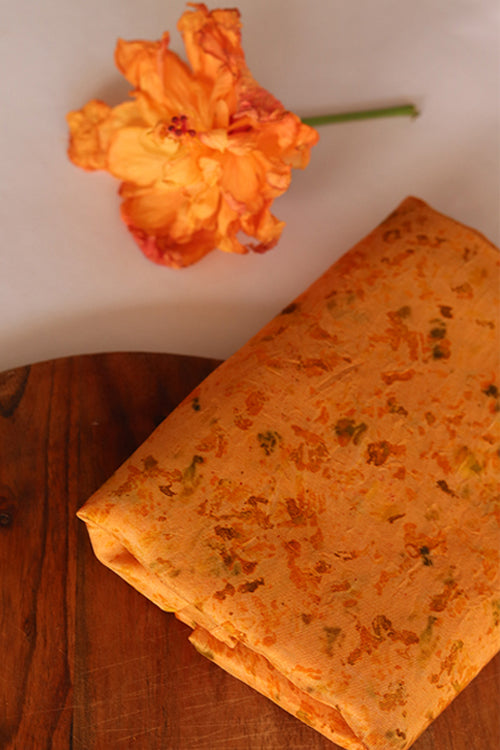 Mulya "Gulanchi" Eco Printed Habutai Silk Yardage