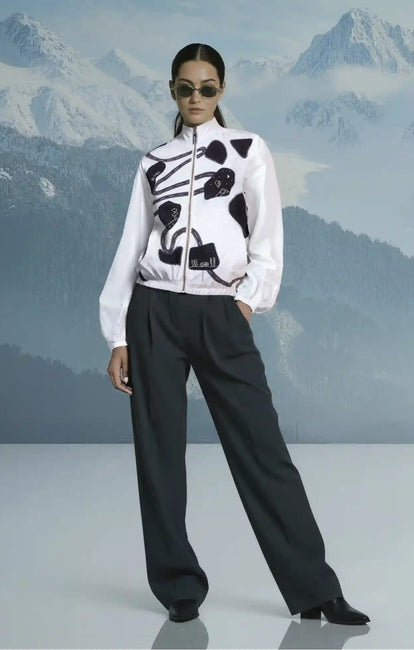 Okhai "Getaway" Hand Applique and Embroidery work Pure Cotton Jacket