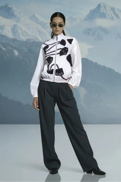 Okhai "Getaway" Hand Applique and Embroidery work Pure Cotton Jacket