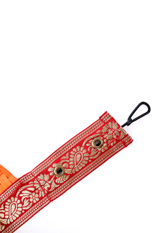 Greenkraft Satrangi Handcrafted Bamboo Marigold Toran