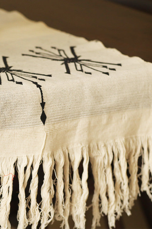 Okhai "Dhansiri" Handwoven Pure Cotton Table Runner