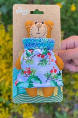 The Good Gift Single Doll "Mama Bear" Hand Sewn Cotton Toy