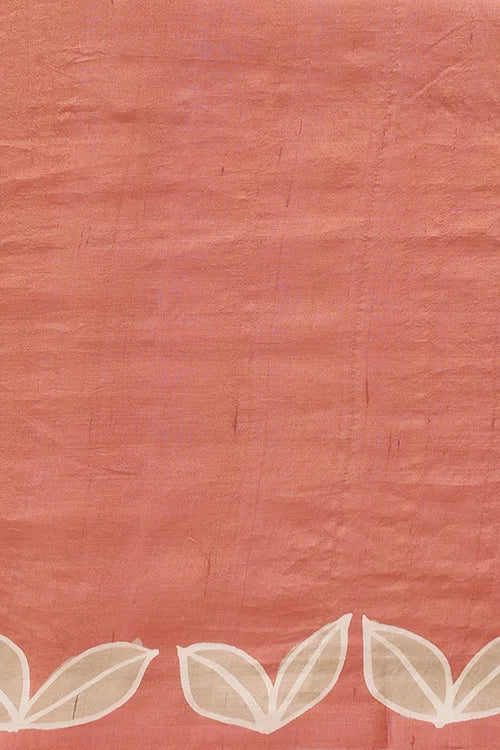 GC 'Bloom' Handwoven Hand Batik Pure Silk with SilkMark Saree