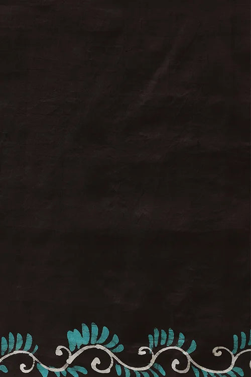 GC 'Nartaki' Handwoven Hand Batik Pure Silk with SilkMark Saree