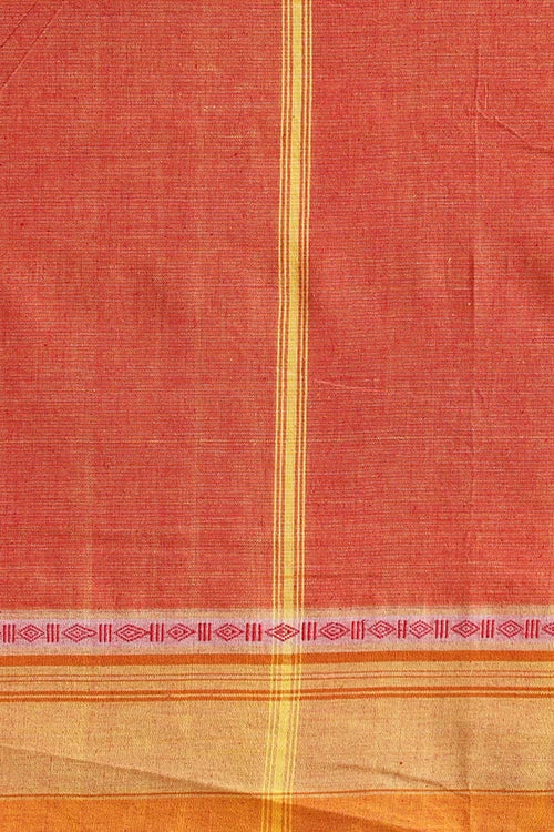 Punarjeevana Light Mango Body Yellow  Border Reversible Anne Hejje