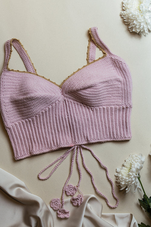 Samoolam Aakarsha Dusky Pink Bralette