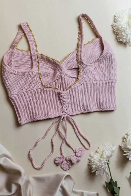 Samoolam Aakarsha Dusky Pink Bralette