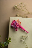 Samoolam Handmade Pearl Jewel Brooch Pink