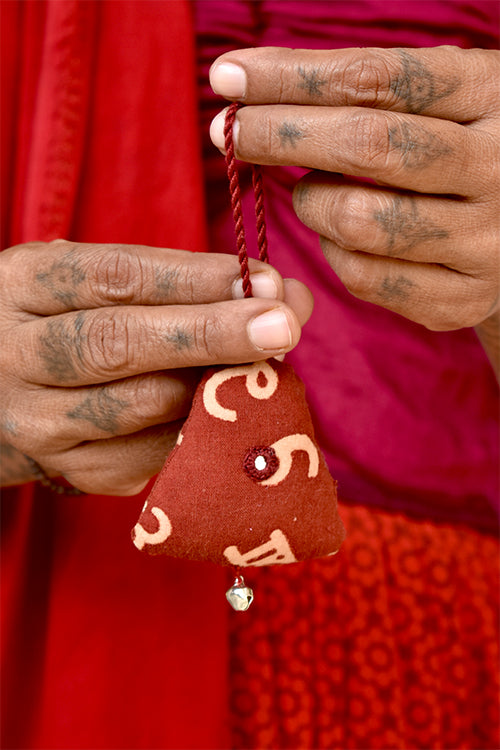 Okhai 'Jingle' Hand Embroidered Christmas Ornament