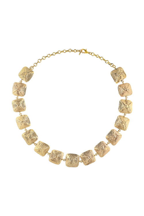 Miharu Nandini Dokra Collar Necklace