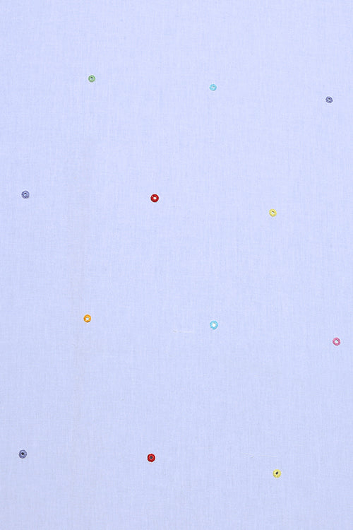 Okhai 'Delusion' Hand Embroidered Mirror Work Curtain