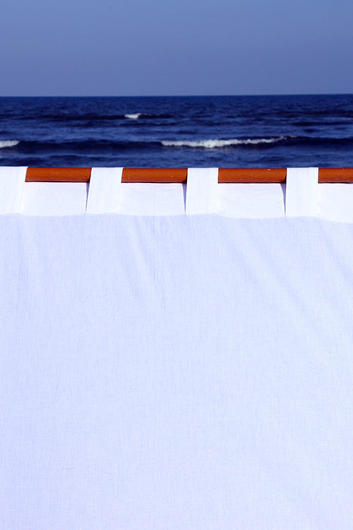 Okhai 'Delusion' Hand Embroidered Mirror Work Curtain