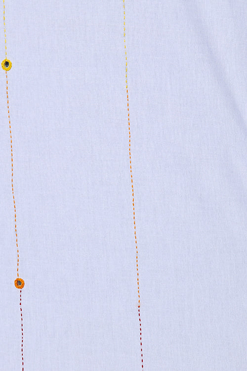 Okhai 'Envision' Hand Embroidered Mirror Work Curtain