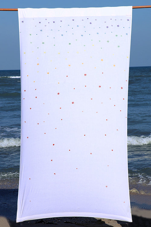 Okhai 'Imagination' Hand Embroidered Mirror Work Curtain