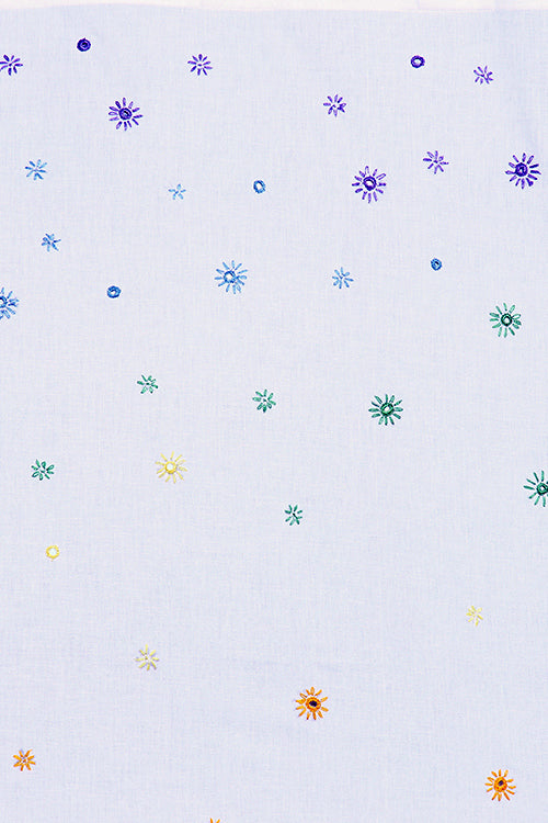 Okhai 'Imagination' Hand Embroidered Mirror Work Curtain