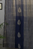 Hydrangea Hand Block Printed Door Curtain
