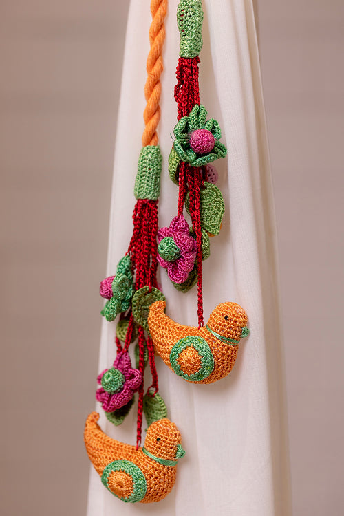 Samoolam Curtain Tie Backs (Set of 2)  Kono Spring Birds