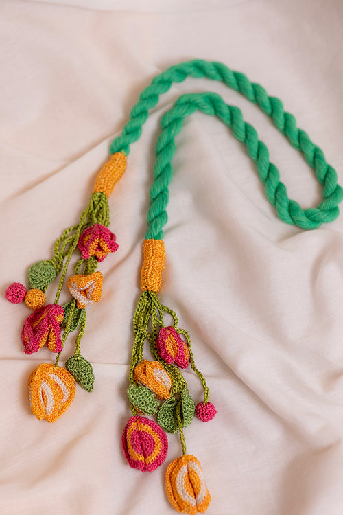 Samoolam Curtain Tie Backs (Set of 2) - Kono Bougainvillea Bunch