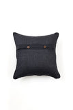 Hand Woven Cotton Black Cushion Cover