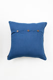 Hand Woven Blue Cushion Cover