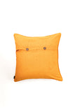 Yellow Hand Woven Cushion Cover