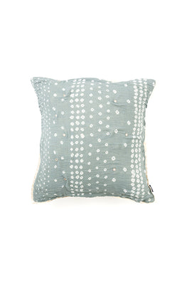 Light Gray Hand Woven Cotton Cushion Cover