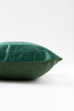 Green Hand Woven Cushion Cover