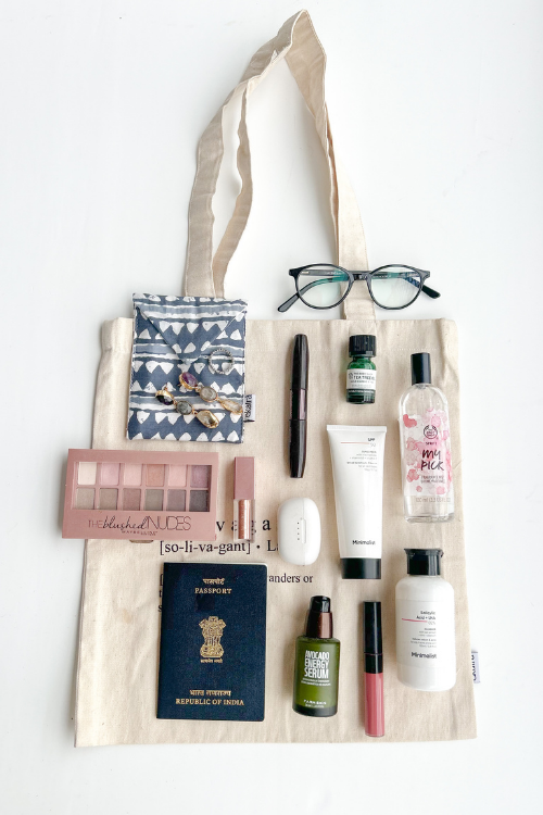 Ekatra Art Day Tote - Woven Cotton ( Set Of 2 )