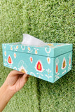 Ace The Space Handpainted Ikat Tissue Box