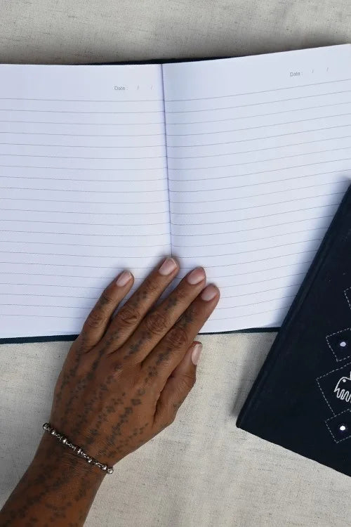 Okhai 'Reimagined' Hand Embroidered Applique Mirror Work Diary