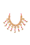 Miharu Vienna Coral Beaded Necklace