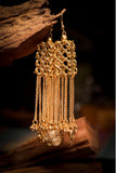 Miharu Hasta Intricate Rectangle Jali Earrings