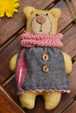 The Good Gift, Single Doll, Mamma Bear, Hand Sewing, Cotton, Toy