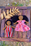 The Good Gift, Set Of 2 Dolls, Nairs, Hand Sewing, Cotton, Toy