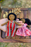 The Good Gift, Set Of 2 Dolls, Nairs, Hand Sewing, Cotton, Toy