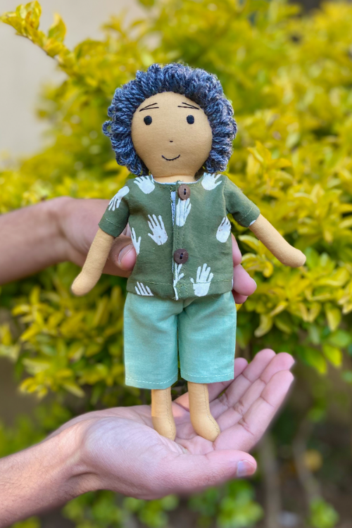 The Good Gift, Single Doll, Rahul, Hand Sewing, Cotton, Toy