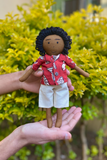 The Good Gift, Single Doll, Raj, Hand Sewing, Cotton, Toy