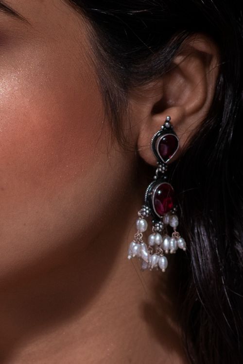 India Craft House Pure Silver Traditional Maharashtrian Set - Tanmani Set