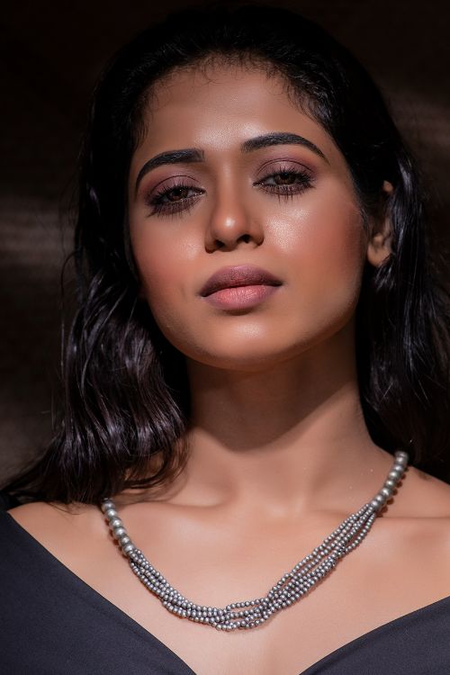 India Craft House Pure Silver Traditional Maharashtrian Set - Gol Mani Neckpiece