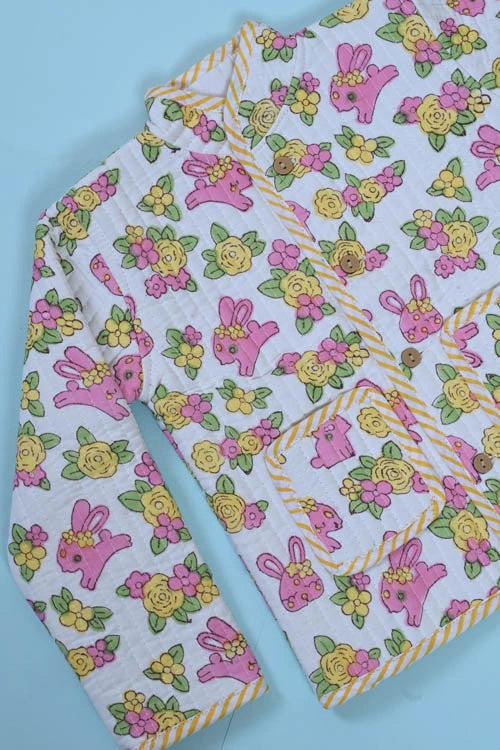 Poddar Exports Rabbit Kids Quilted Jacket