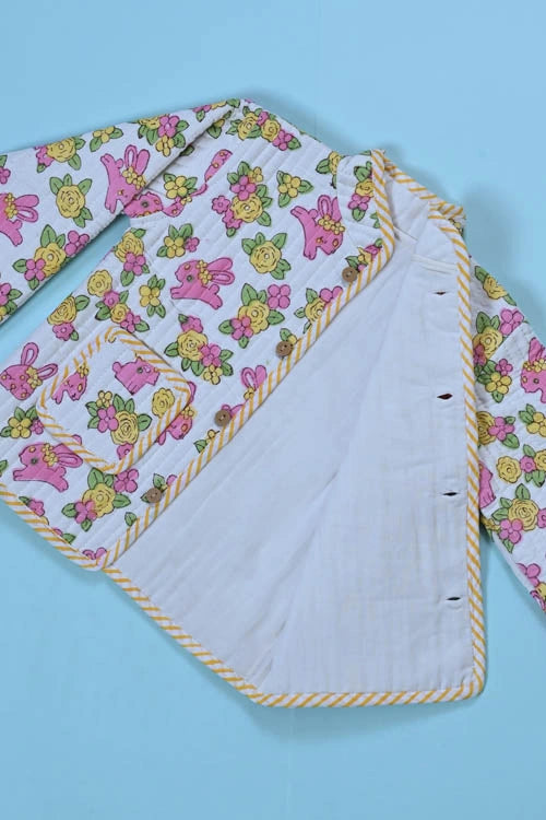 Poddar Exports Rabbit Kids Quilted Jacket