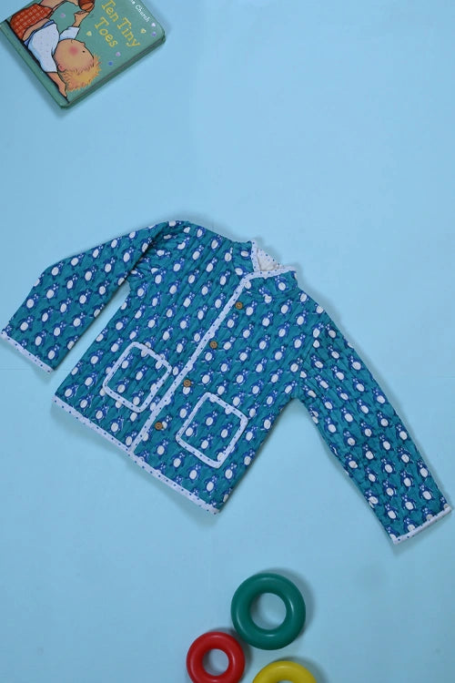 Poddar Exports Penguin Kids Quilted Jacket