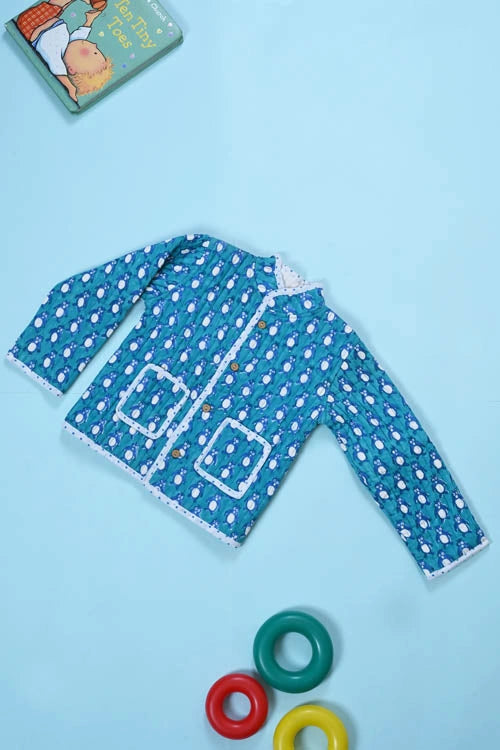 Poddar Exports Penguin Kids Quilted Jacket