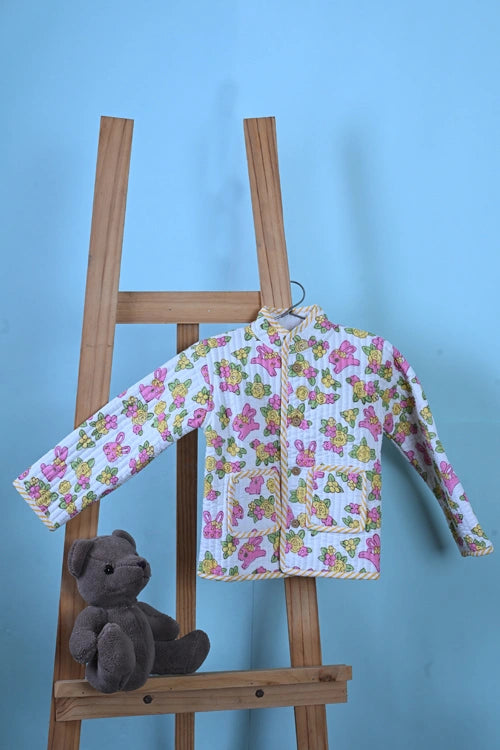 Poddar Exports Rabbit Kids Quilted Jacket