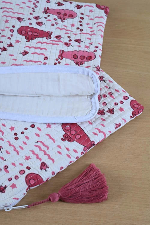 Poddar Exports Pink Submarine Laptop Sleeve