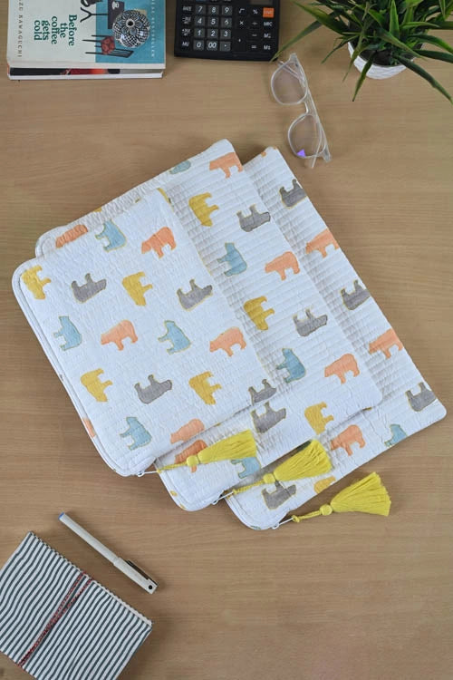 Poddar Exports Panda Laptop Sleeve