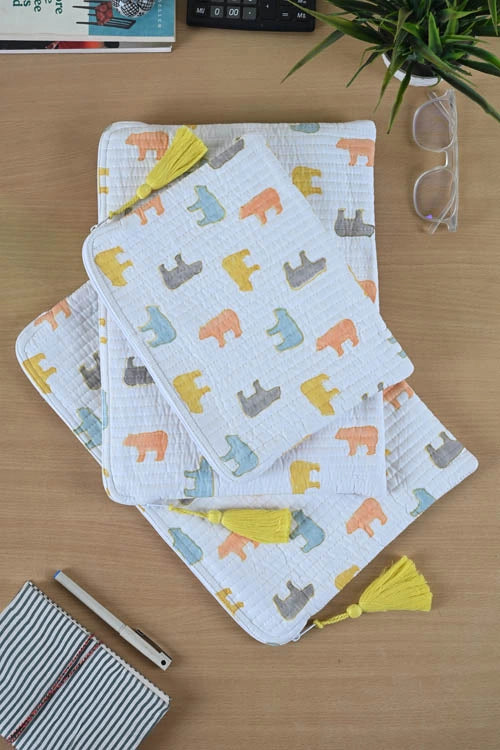 Poddar Exports Panda Laptop Sleeve