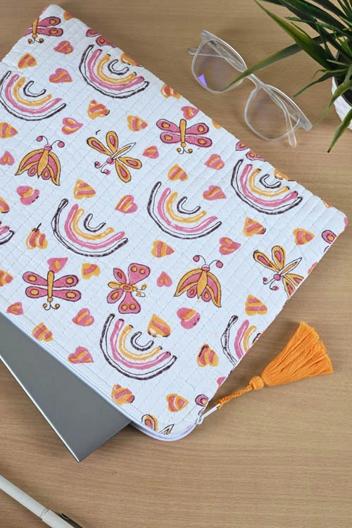 Poddar Exports Rainbow Laptop Sleeve