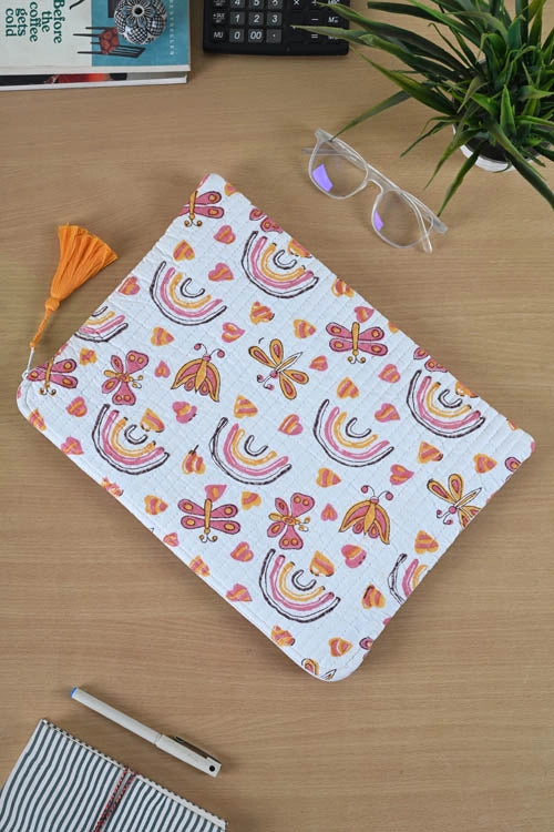 Poddar Exports Rainbow Laptop Sleeve