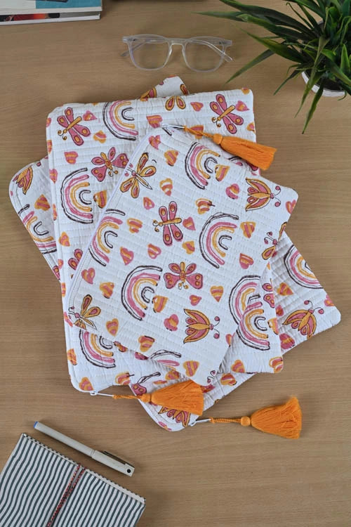 Poddar Exports Rainbow Laptop Sleeve